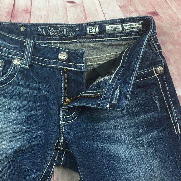 🌸Miss Me JW6043B Bootcut Denim Jean Size 27 - Picture 5 of 8